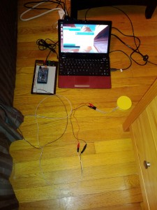 Preparing for the first night of data recording